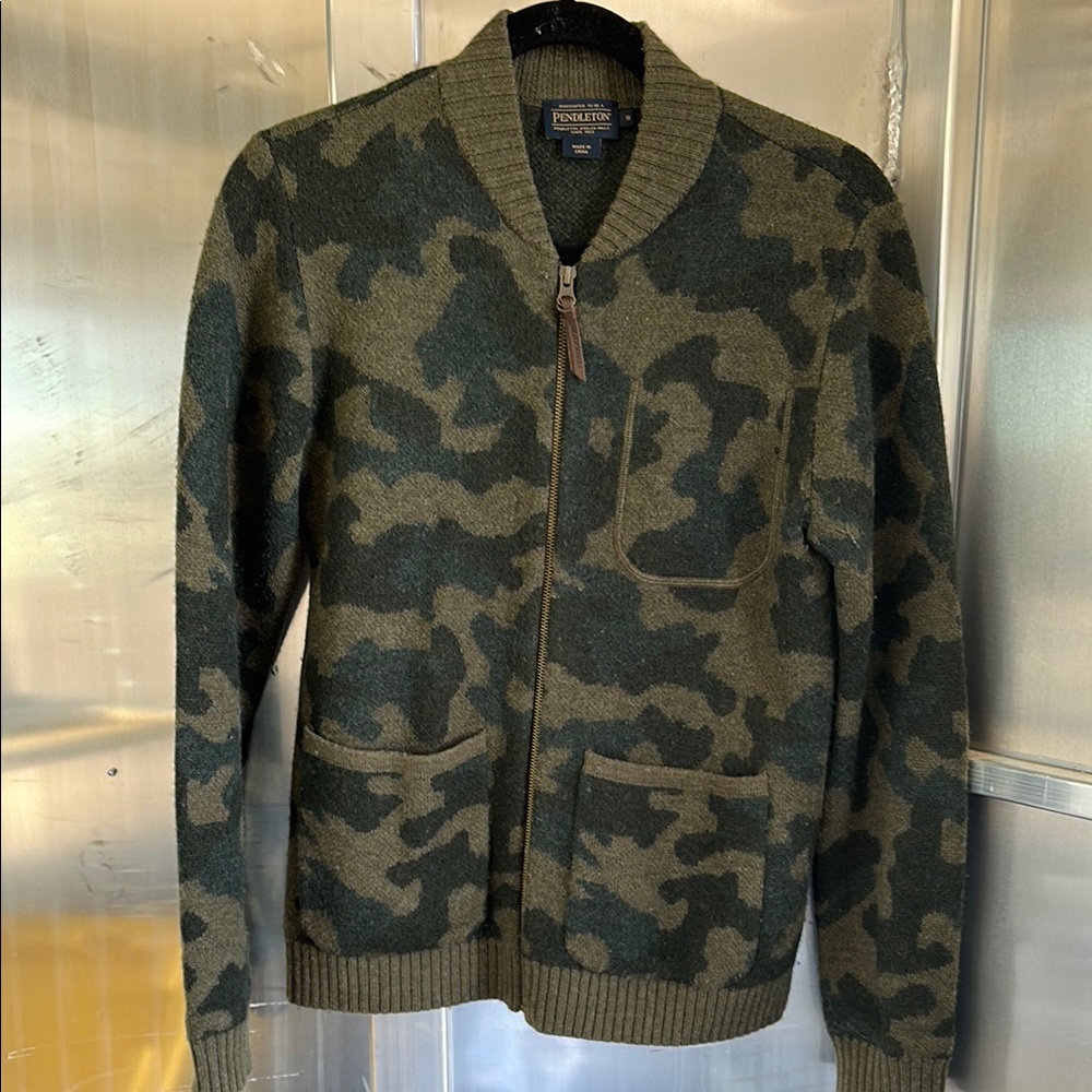Pendleton Camouflage Cardigan
